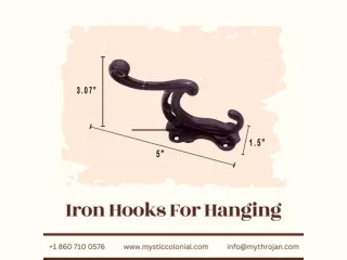 Iron Hooks For Hanging – How To Use It For Decorating The Room