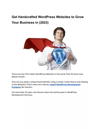 Hire Experienced WordPress Developers in Sydney