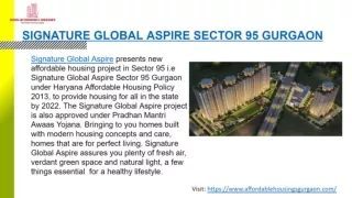 Signature Global Aspire Sector 95 Gurgaon