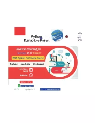 Python Full-Stack Course in Hyderabad