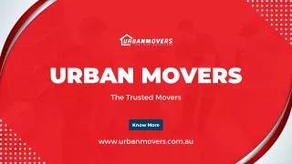 Urban Movers - The Trusted Movers