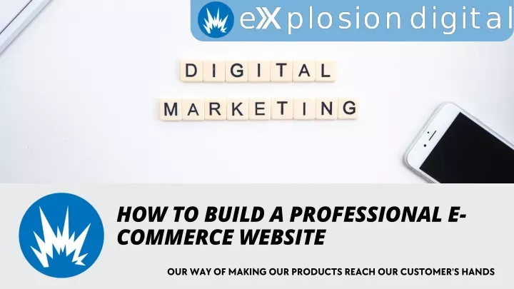 how to build a professional e commerce website