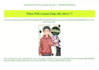 {mobiePub} When Will Ayumu Make His Move 7 [EBOOK EPUB KIDLE]