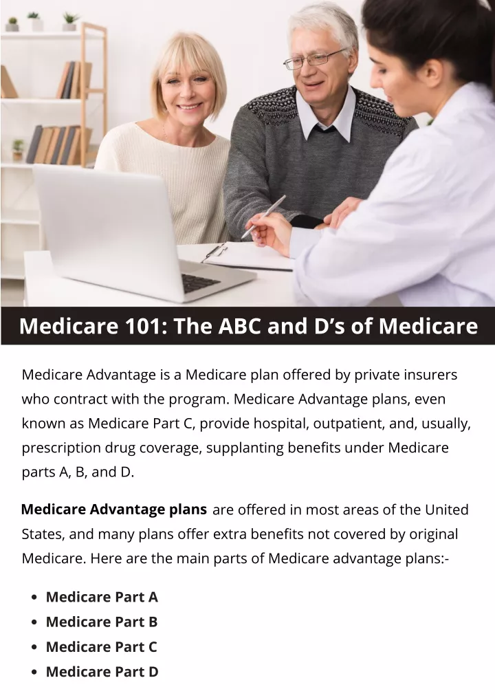 medicare 101 the abc and d s of medicare