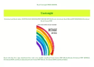 Read Unstraight FREE EBOOK