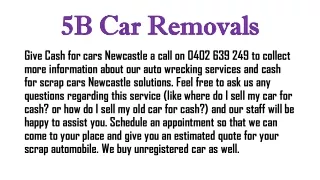 Unwanted Car Wreckers in Newcastle | Best Car Removals in Newcastle