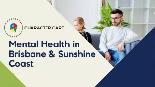 Mental Health in Brisbane & Sunshine Coast