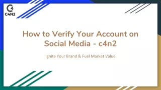 How to Verify Your Account on Social Media - c4n2