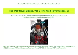 Download The Wolf Never Sleeps  Vol. 2 (The Wolf Never Sleeps  2) pdf
