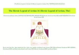 the heroic legend of arslan 16 heroic legend