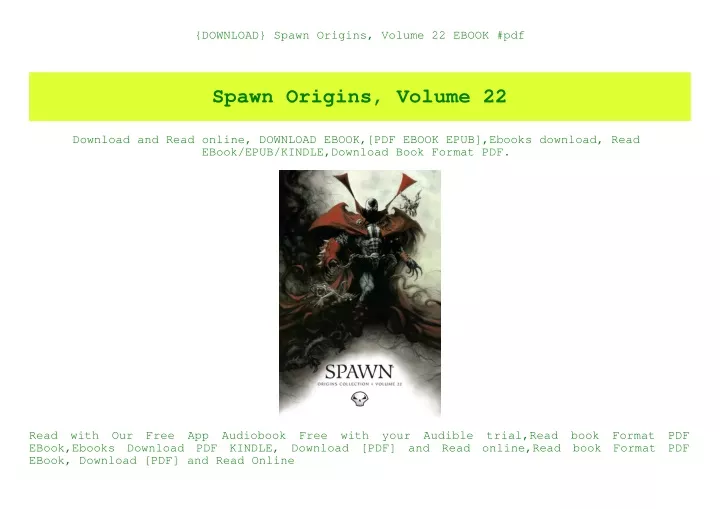 download spawn origins volume 22 ebook pdf