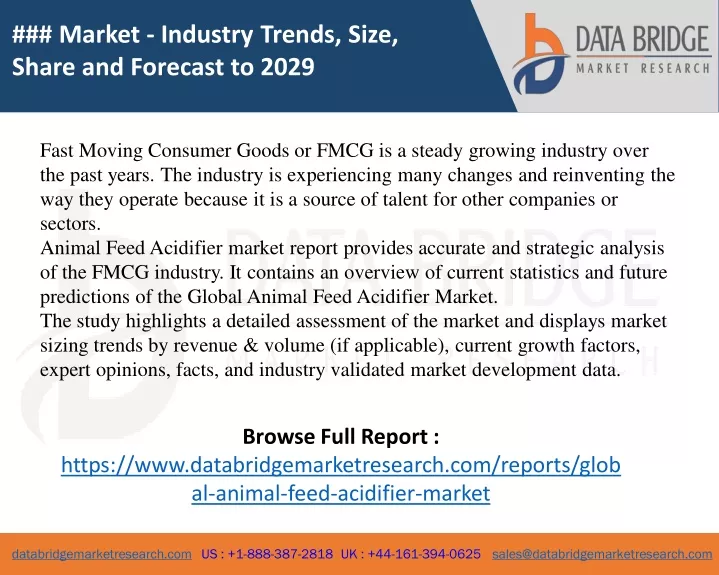 market industry trends size share and forecast