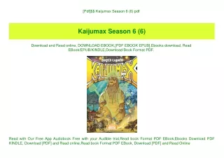 [Pdf]$$ Kaijumax Season 6 (6) pdf