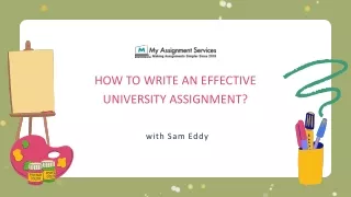 how to write an effective university assignment