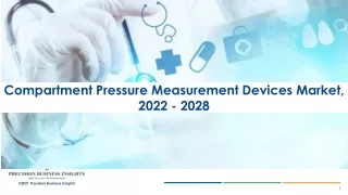 compartment pressure measurement devices market