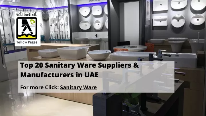 top 20 sanitary ware suppliers manufacturers