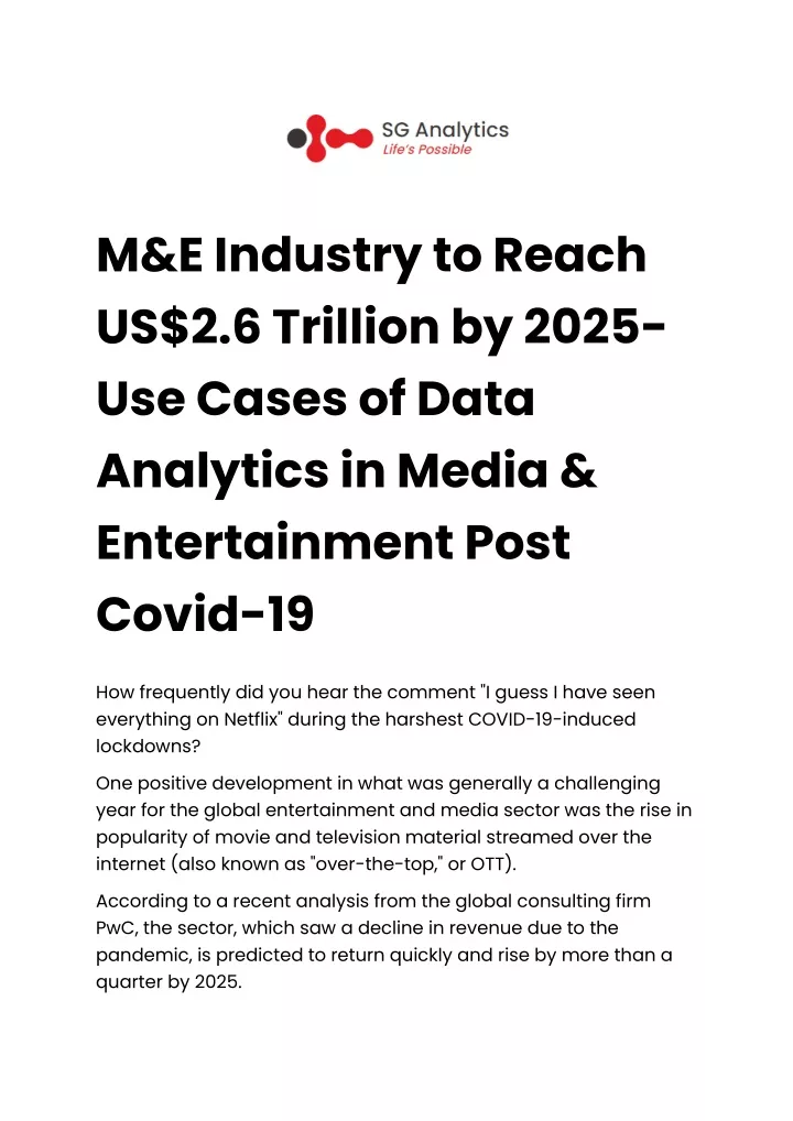 m e industry to reach us 2 6 trillion by 2025