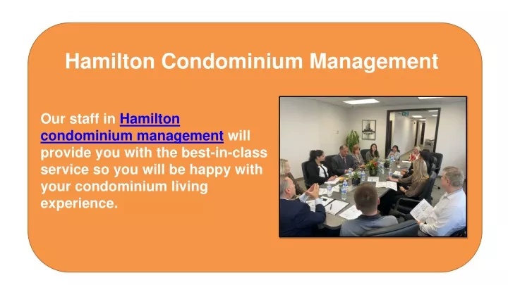 hamilton condominium management