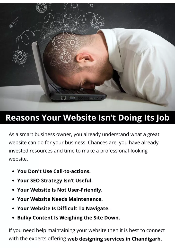 reasons your website isn t doing its job
