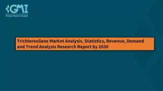 trichlorosilane market analysis statistics