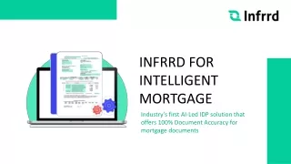 Infrrd for Intelligent Mortgage
