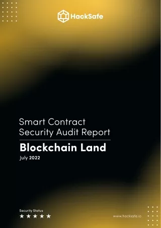 Blockchain Land Audit Report