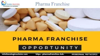 One Of The Best PCD Pharma Franchise