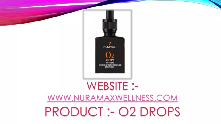 website www nuramaxwellness com product o2 drops