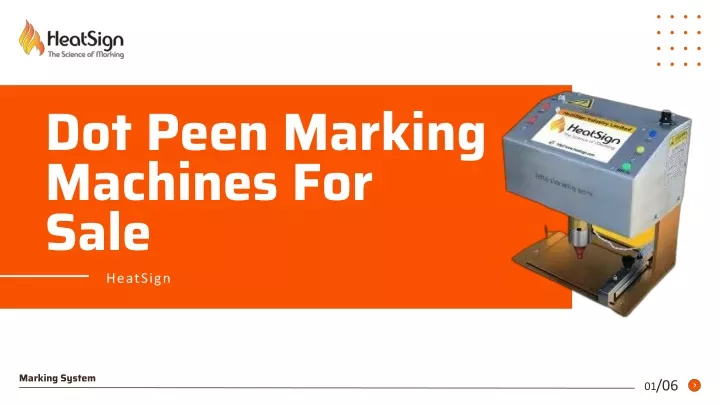 dot peen marking machines for sale