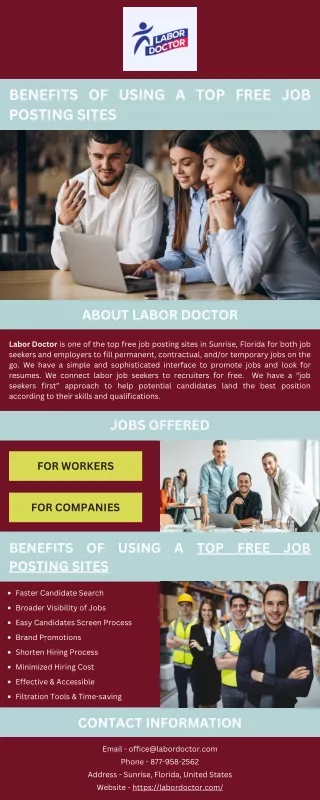 benefits of using a top free job posting sites