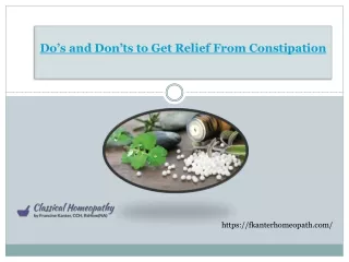 do s and don ts to get relief from constipation