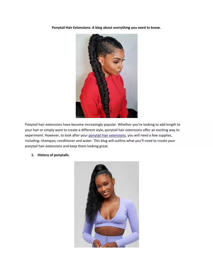 ponytail hair extensions a blog about everything