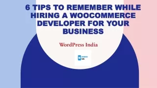 Hiring a WooCommerce Developer for Your Business