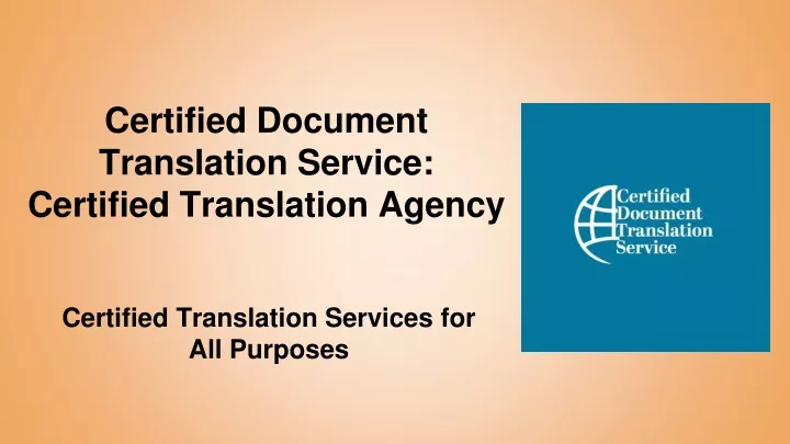 certified document translation service certified translation agency
