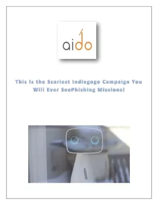 Aido Robot | Ingen Dynamics Aido Robot | Family Robot