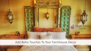 add boho touches to your farmhouse decor