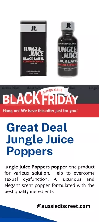Great Deal Jungle Juice Poppers on this Black Friday