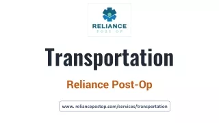 Reliance Post-Op Transportation