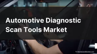 Automotive Diagnostic Scan Tools Market