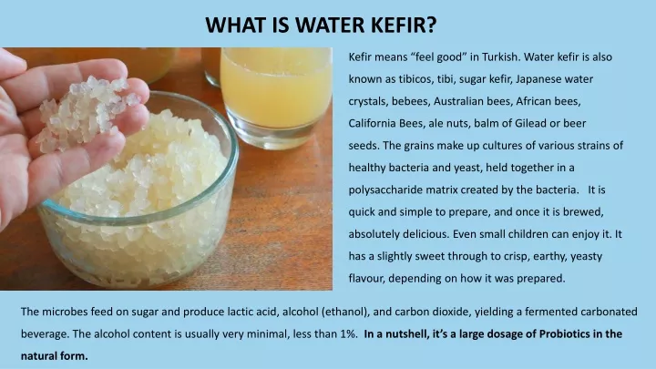 what is water kefir
