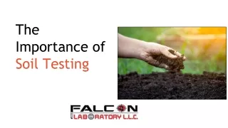 the importance of soil testing
