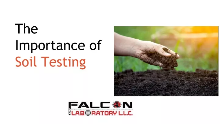 the importance of soil testing