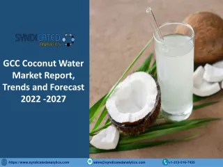 gcc coconut water market report trends
