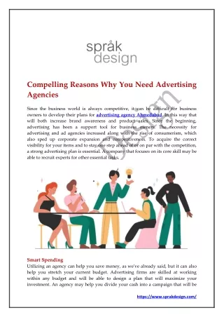 Compelling Reasons Why You Need Advertising Agencies