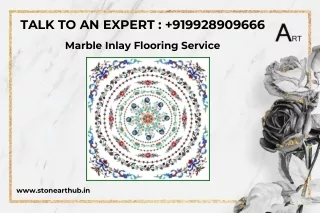 Marble Inlay Flooring Service - Call Now 9928909666