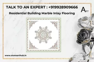 Residential Building Marble Inlay Flooring - Call Now 9928909666