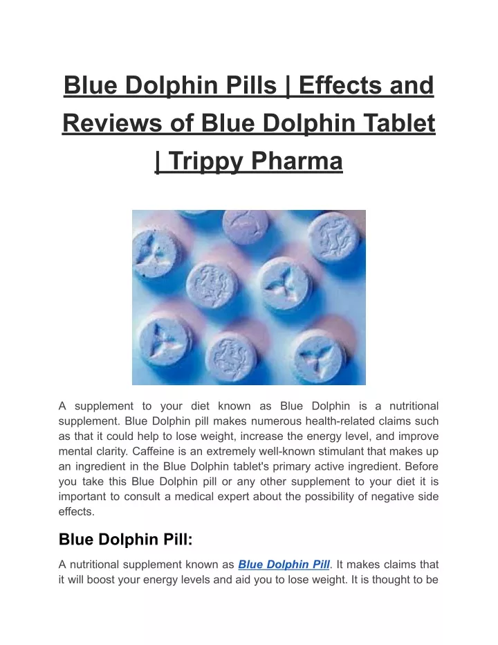 blue dolphin pills effects and reviews of blue