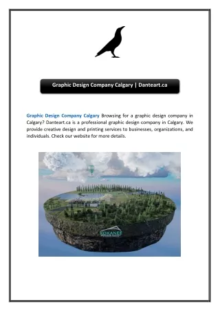 Graphic Design Company Calgary | Danteart.ca