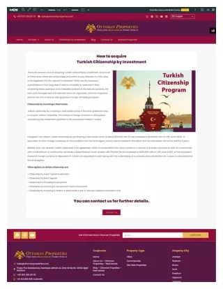 turkey citizenship by investment
