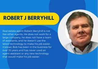 Robert Berryhill has been in the industry for over twenty years (1)